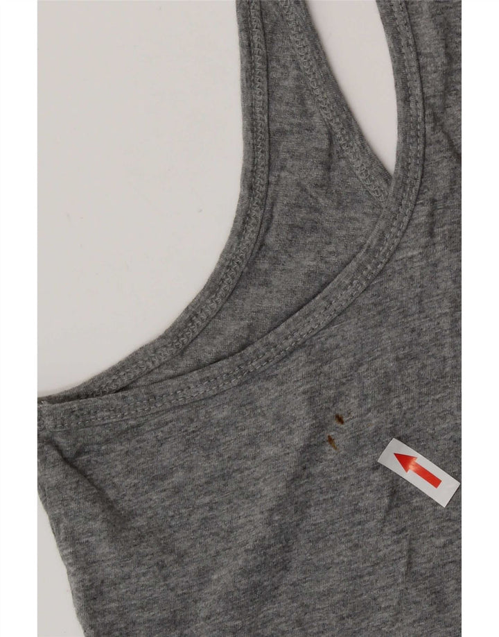 Canotta grafica da donna Puma UK 12 Cotone grigio medio