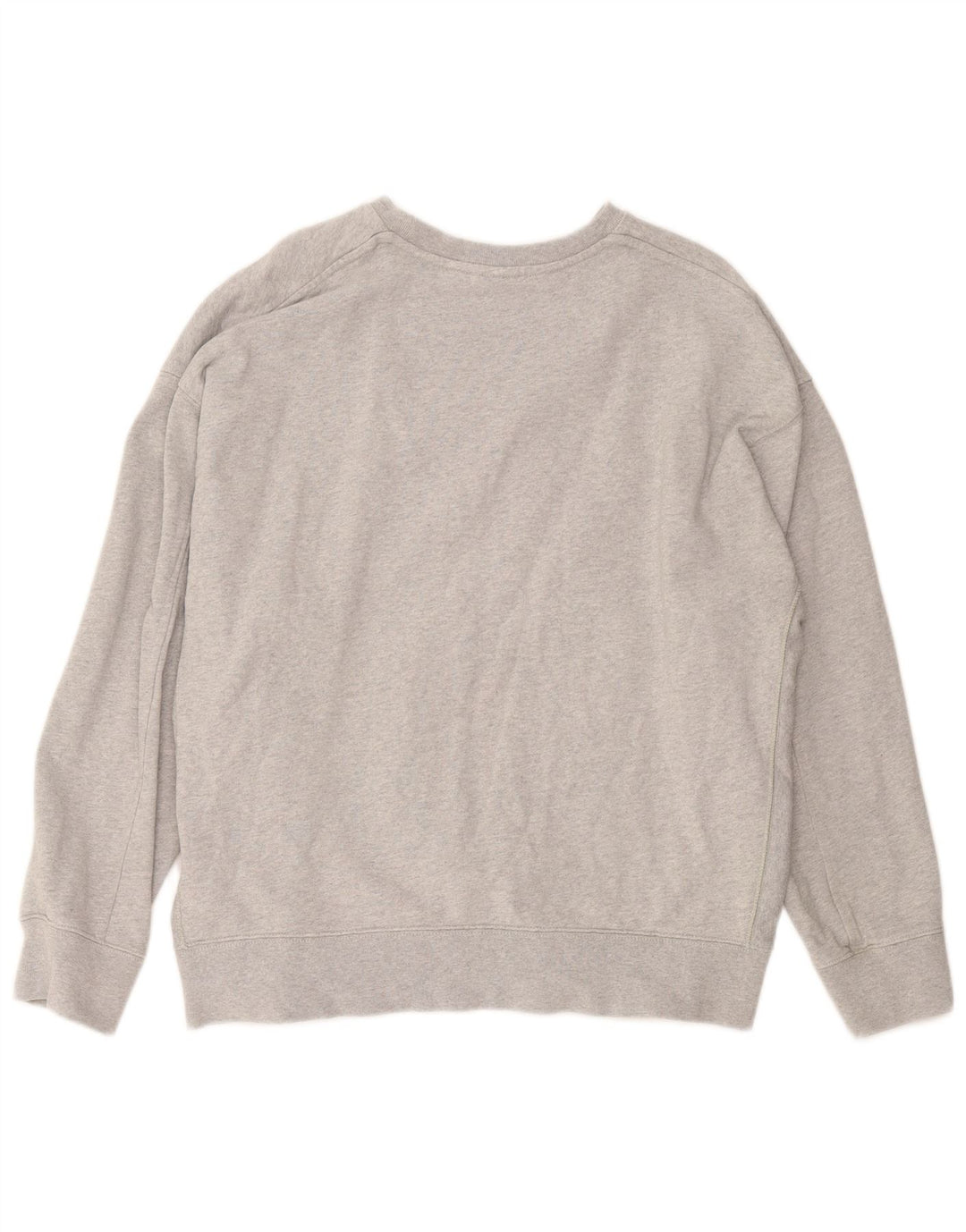 Felpa con grafica Nike da uomo, maglione XL, cotone grigio