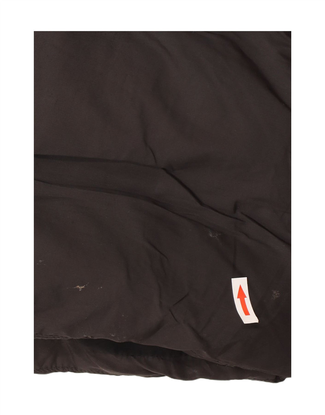 Cappotto imbottito senza maniche con cappuccio da donna Zara UK 14 poliestere nero medio