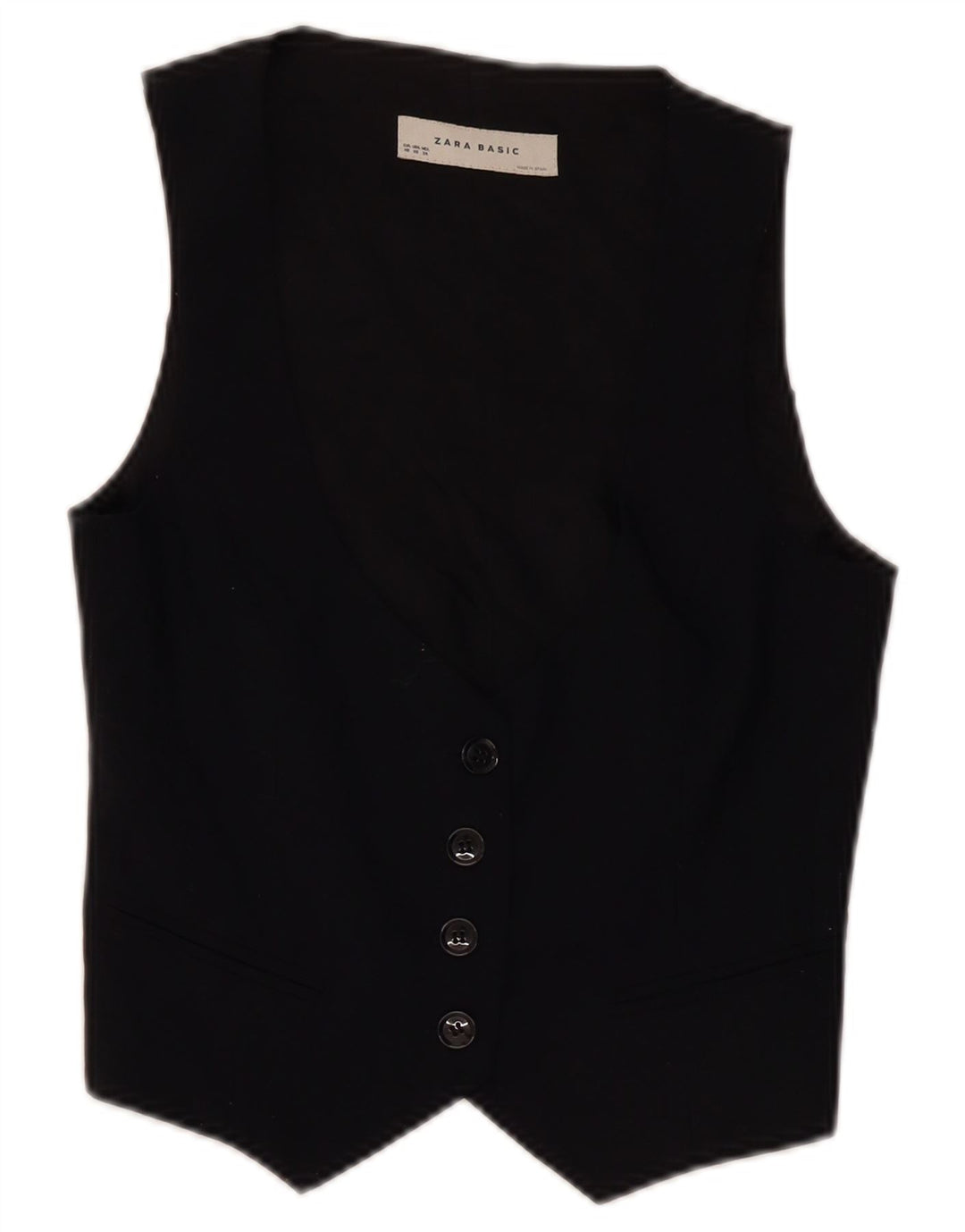 Gilet da donna Zara UK 6 XS poliestere nero