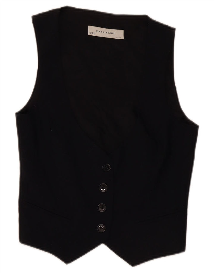 Gilet da donna Zara UK 6 XS poliestere nero