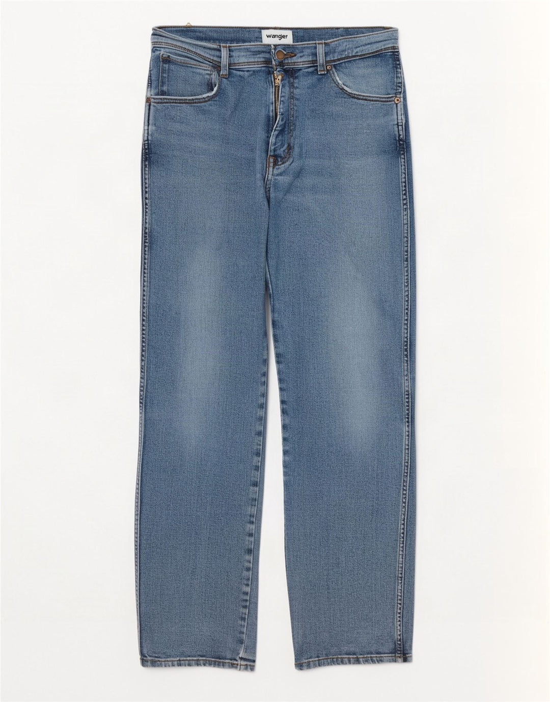 Jeans dritti da uomo Wrangler Texas W33 L32 cotone blu