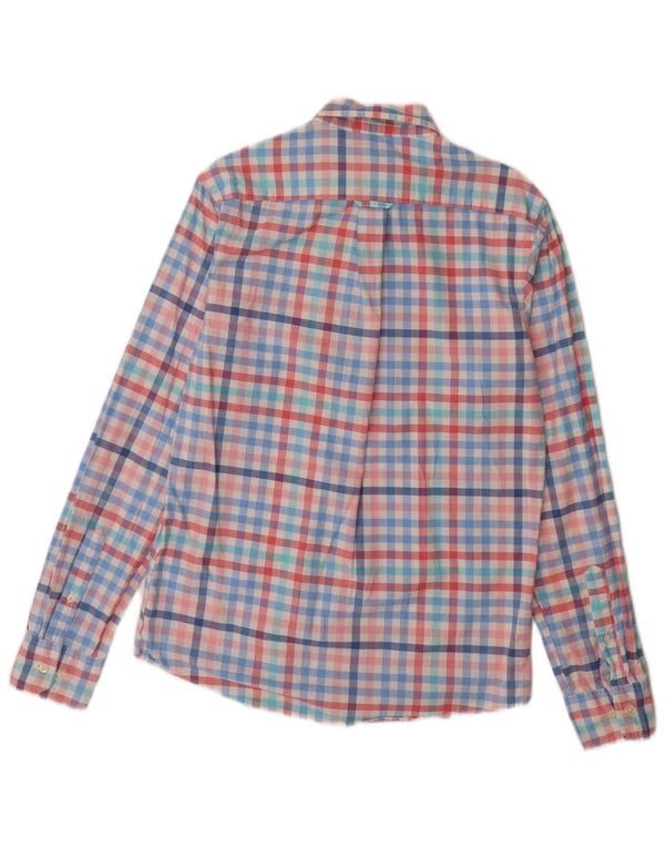 Camicia slim fit da uomo IZOD Salt Water, piccolo cotone a quadri multicolore