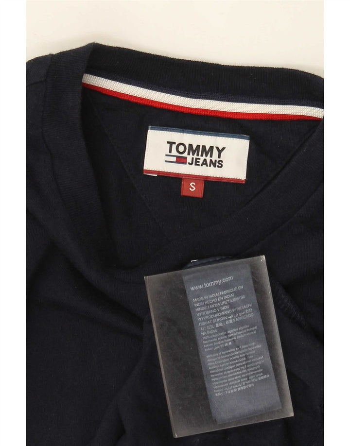 T-shirt da uomo Tommy Hilfiger Top Small in cotone blu navy