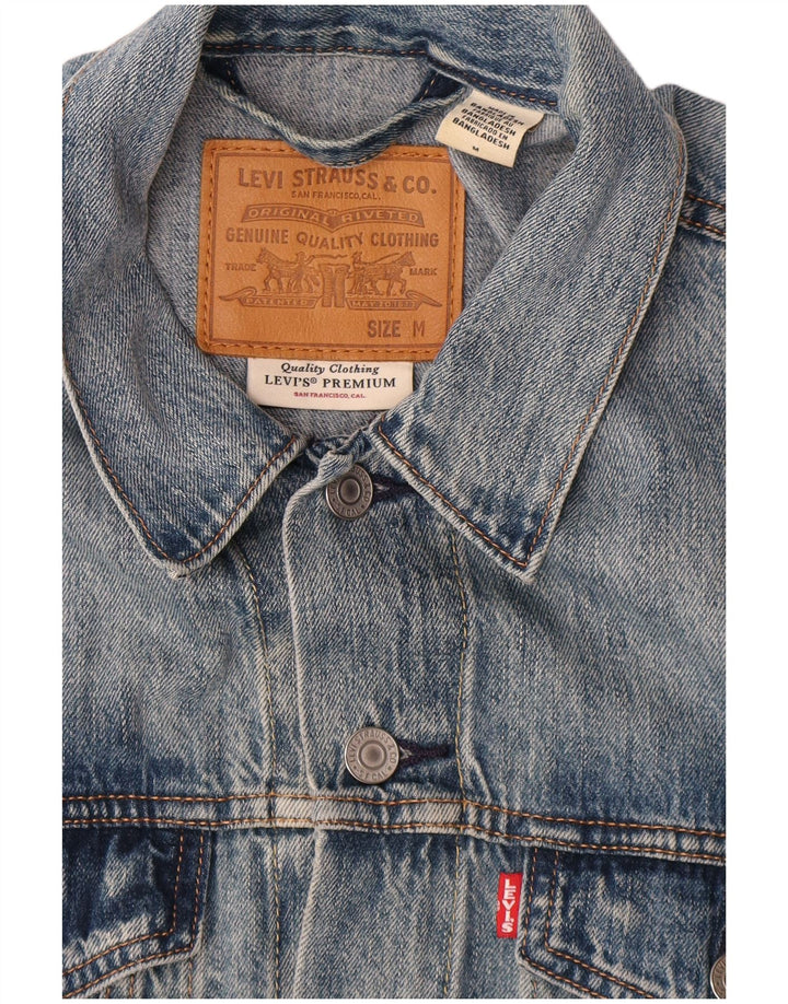 Giacca di jeans da uomo Levi's UK 38 Cotone blu medio