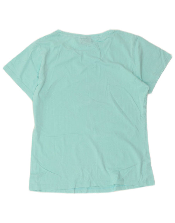 Lotto Girls Graphic T-Shirt Top 13-14 Years Large Turquoise Cotton