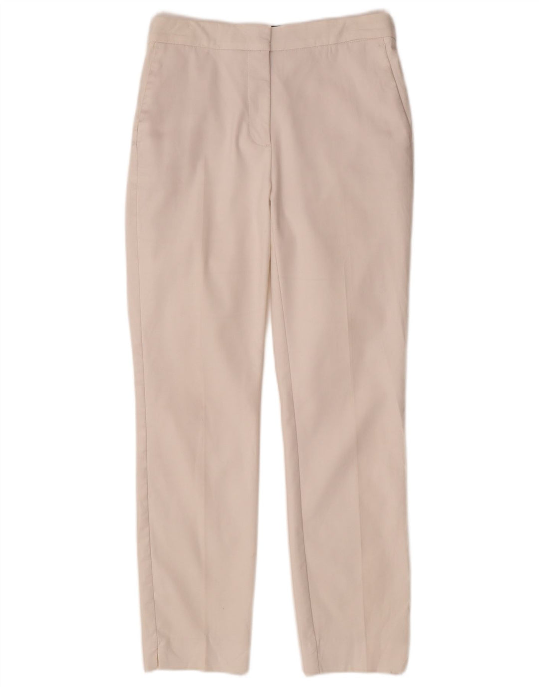 Pantaloni chino dritti da donna ZARA medi W28 L27 bianchi
