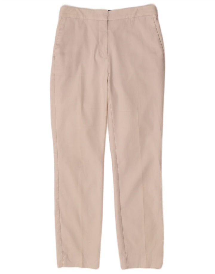 Pantaloni chino dritti da donna ZARA medi W28 L27 bianchi