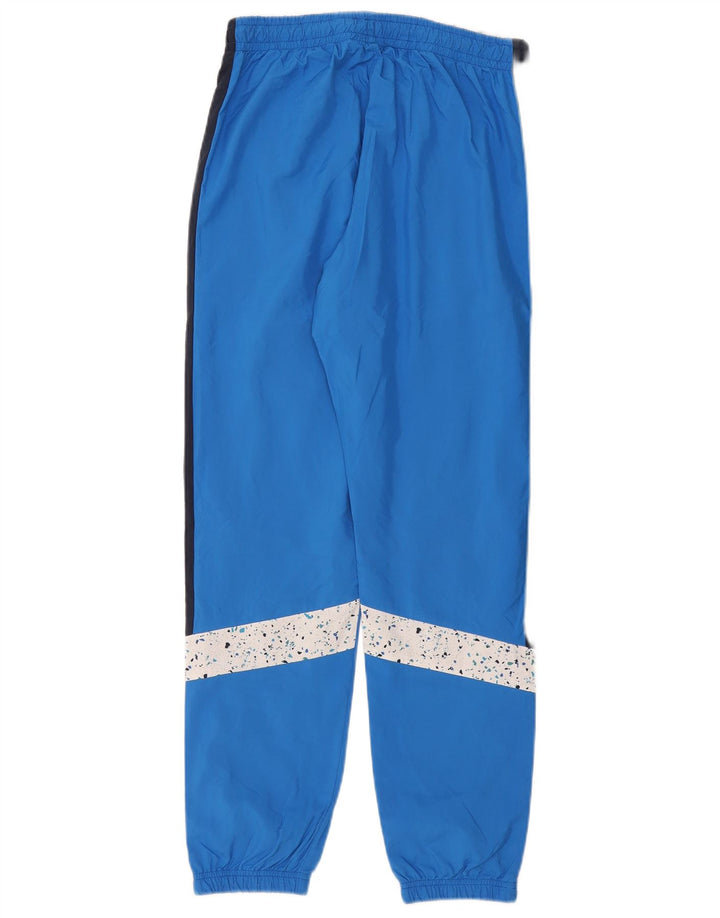 Pantaloni da tuta da uomo Sergio Tacchini in poliestere color block blu medio