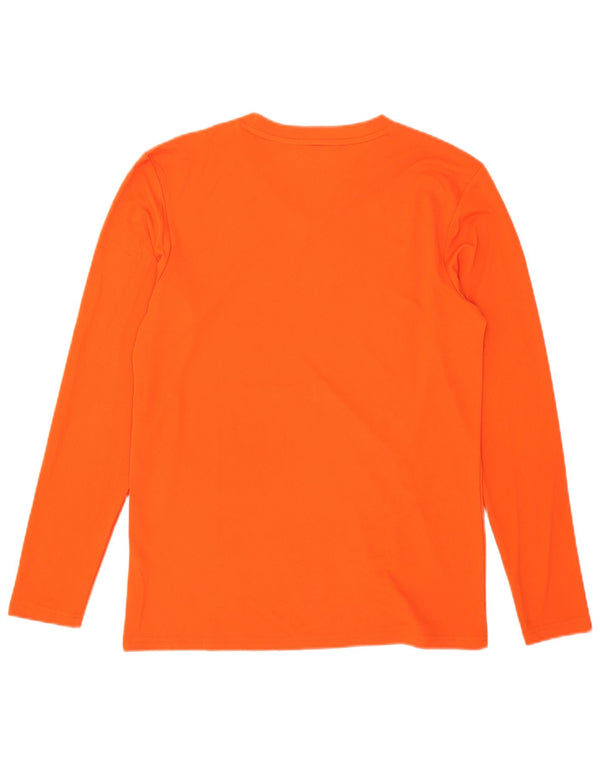 Top Adidas Aeroready da uomo a manica lunga grande arancione