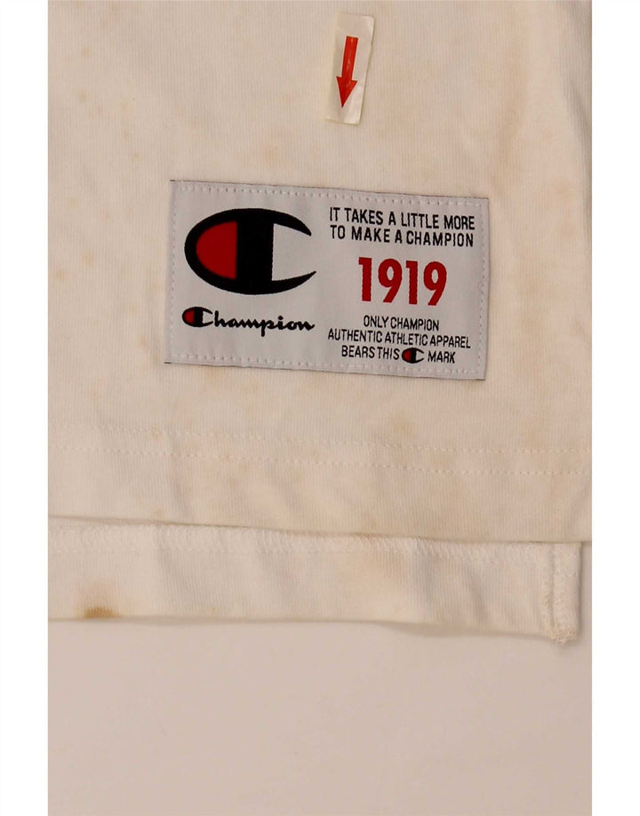 T-shirt grafica da uomo Champion Top color bianco medio
