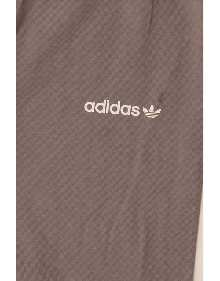 Leggings grafici da donna ADIDAS UK 12 Cotone grigio medio