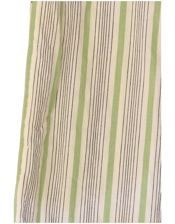 Camicia da uomo Izod in cotone a righe bianche medie