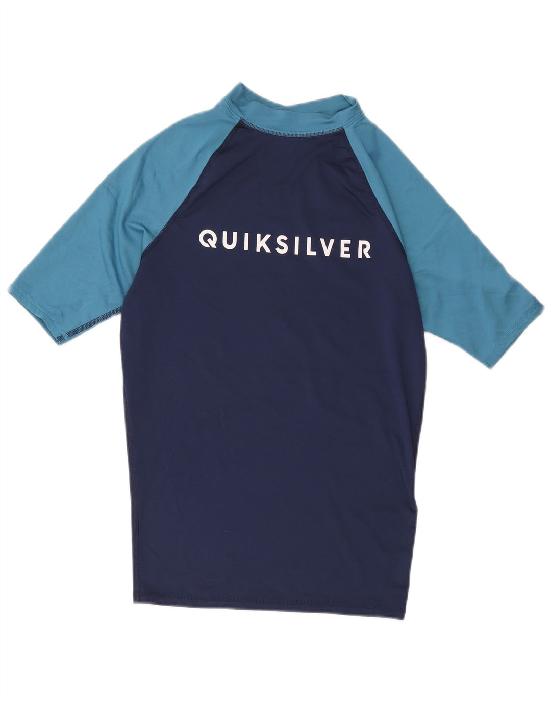 T-shirt grafica da uomo Quiksilver Top color block medio blu navy