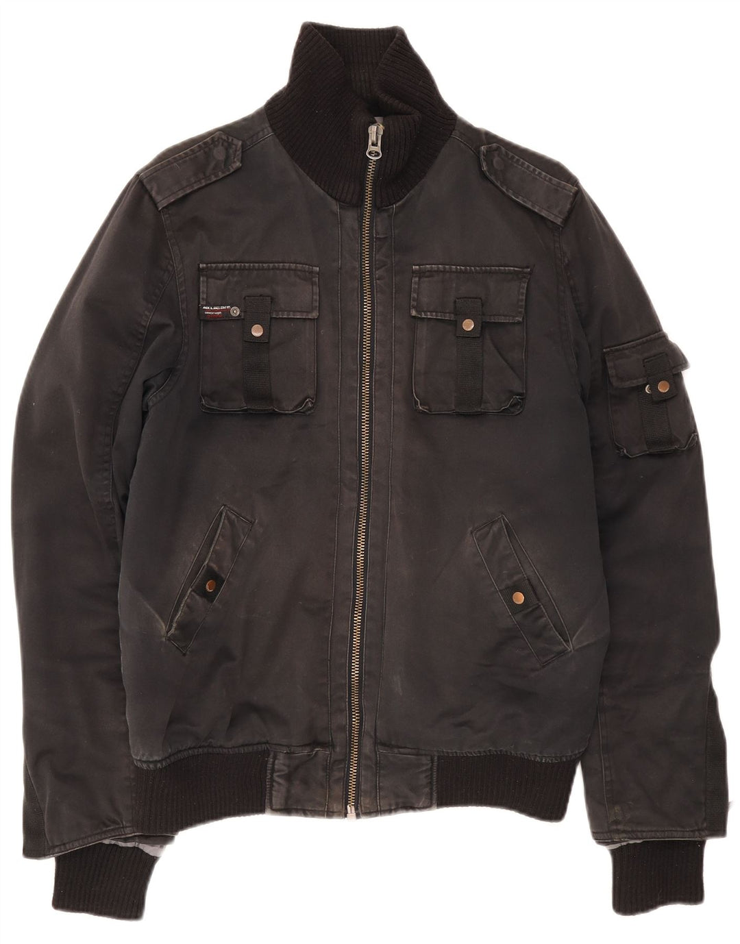 Giacca multiuso da uomo Jack & Jones UK 40 grande cotone nero