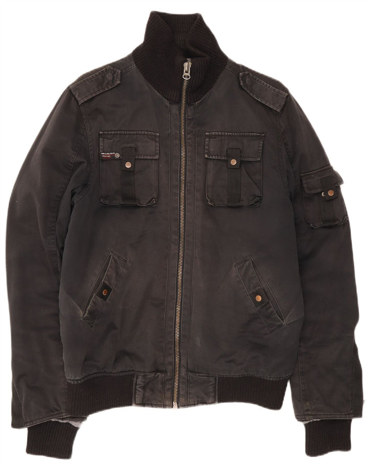 Giacca multiuso da uomo Jack & Jones UK 40 grande cotone nero