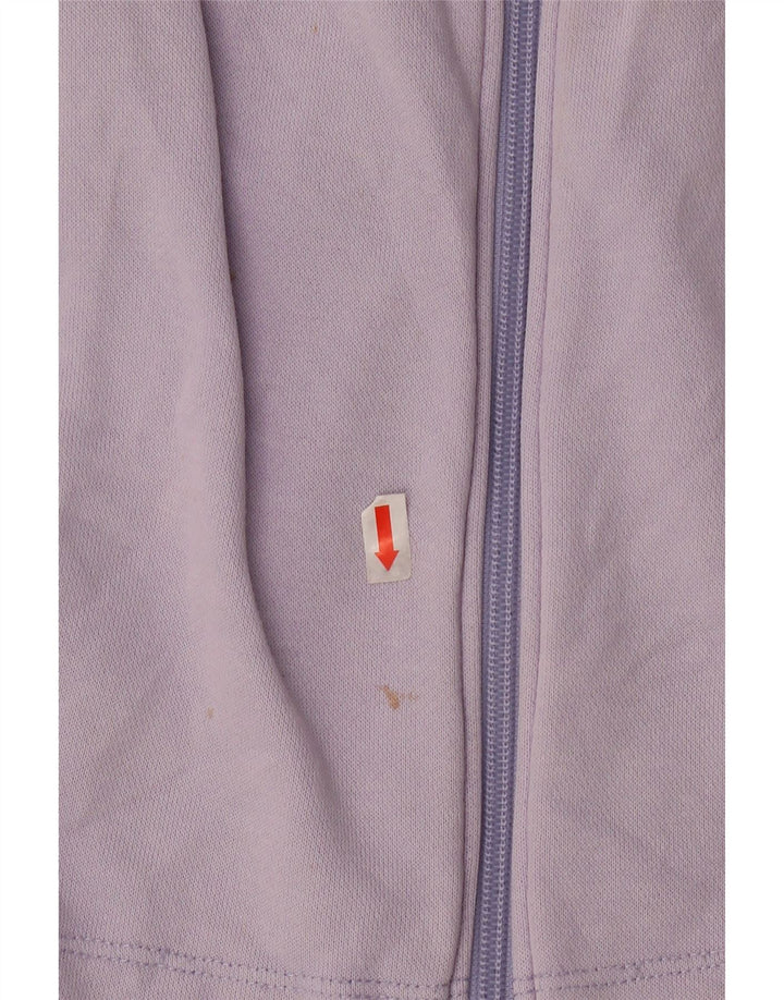 CHAMPION Womens Easy Fit Tracksuit Top Jacket UK 12 Medium Purple Cotton Vintage Champion and Second-Hand Champion from Messina Hembry 