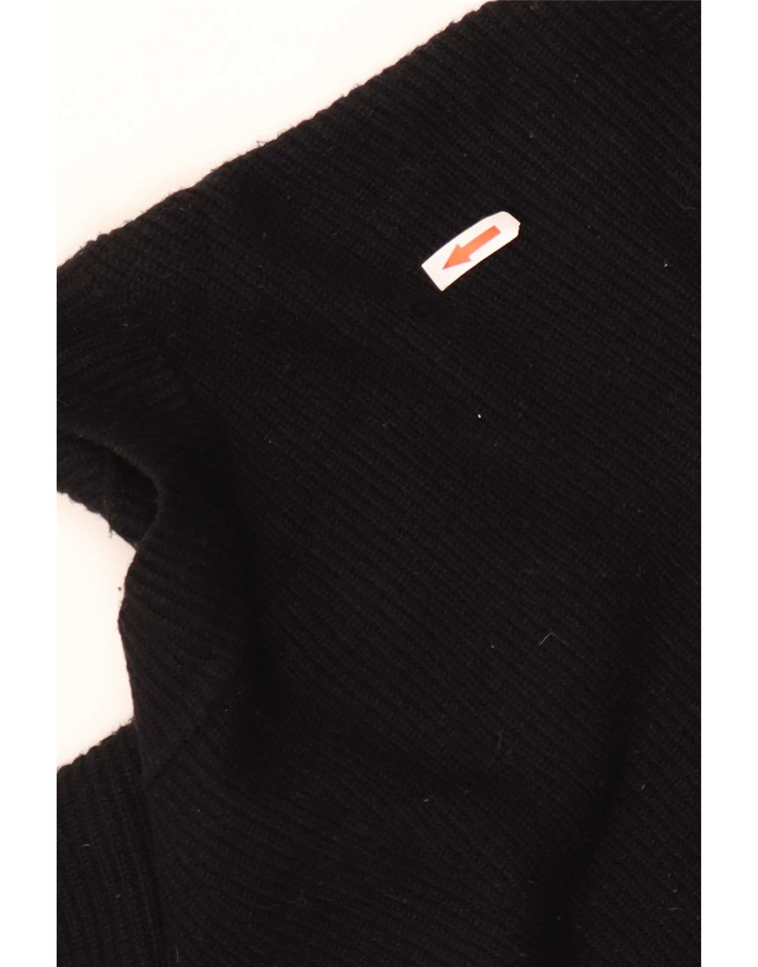 Maglione maglione oversize con scollo a barca da donna Zara UK 10 piccolo nero