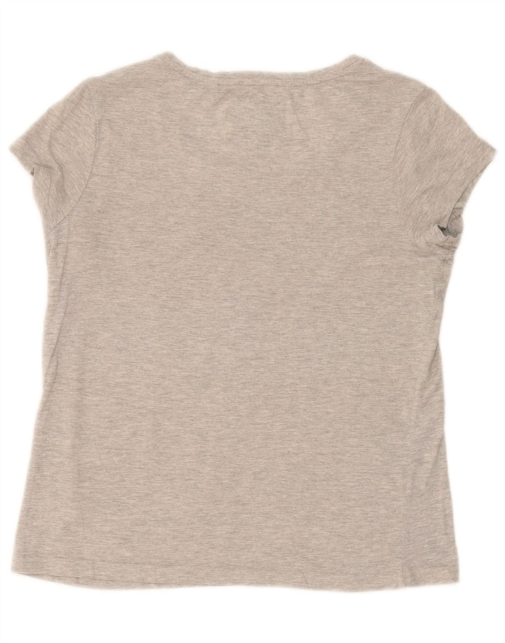 T-shirt da donna Jack Wills Top UK 12 Cotone screziato grigio medio