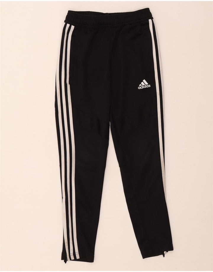 Pantaloni della tuta Adidas Aeroready da ragazzo 9-10 anni in poliestere nero