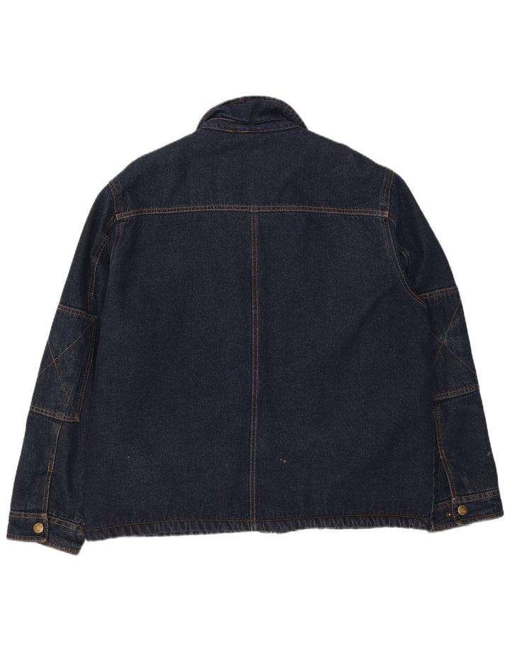 Giacca in denim Sherpa da uomo Wrangler UK 40 grande cotone blu