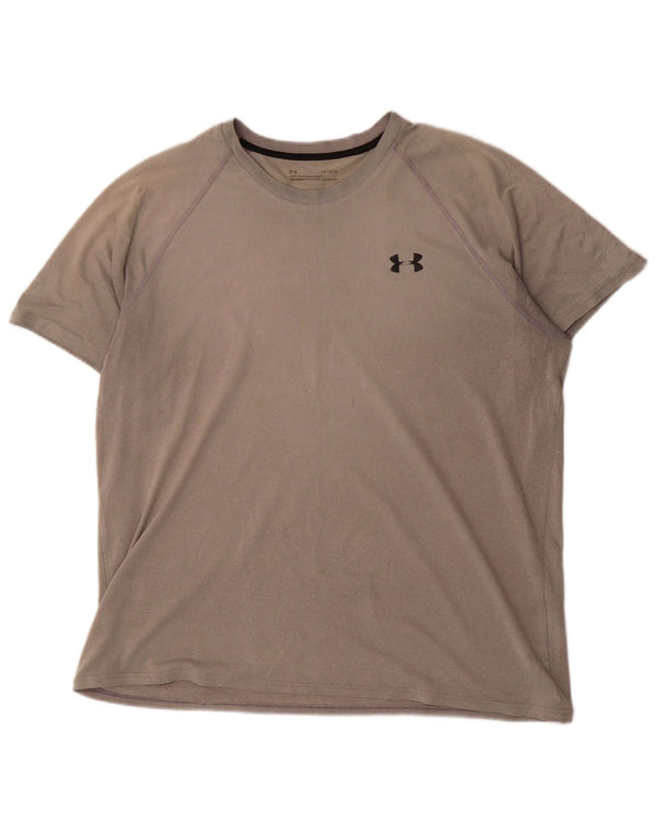 Maglietta Under Armour da uomo Heat Gear, vestibilità ampia, grande grigia