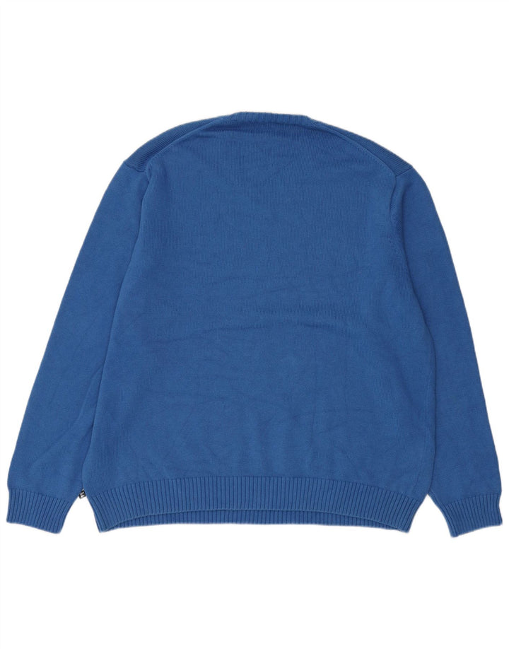 Maglione da uomo con scollo a V blu Harbour Marks & Spencer 2XL cotone blu