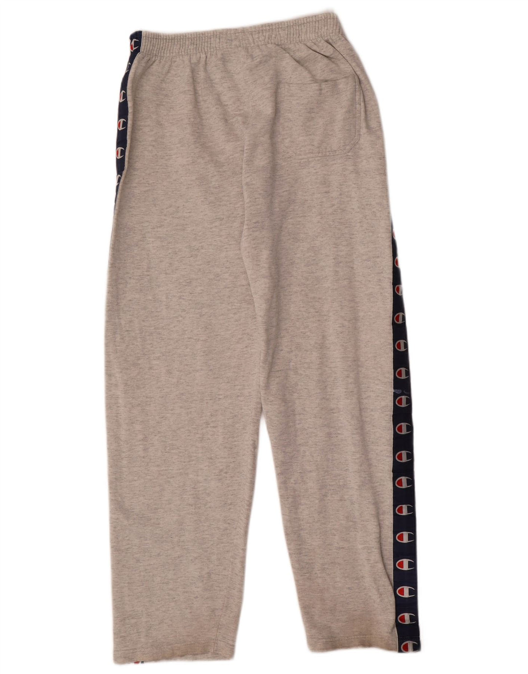 Pantaloni da tuta grafica da uomo Champion in cotone color block grigio medio