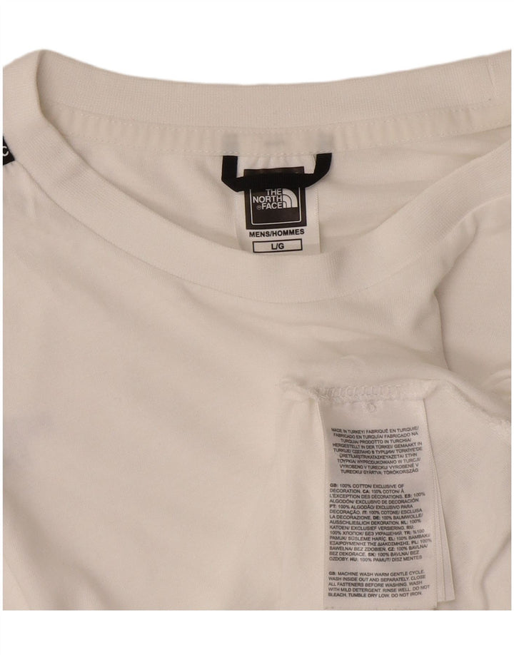 T-shirt da uomo The North Face Top grande in cotone bianco