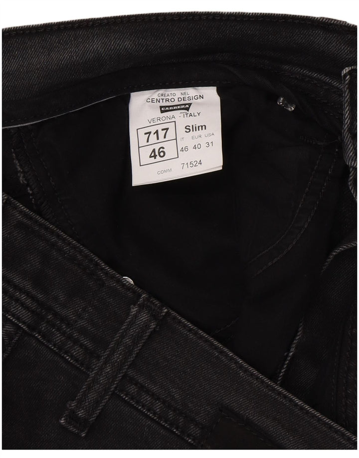 CARRERA Womens 717 Slim Jeans W31 L32 Black Classic