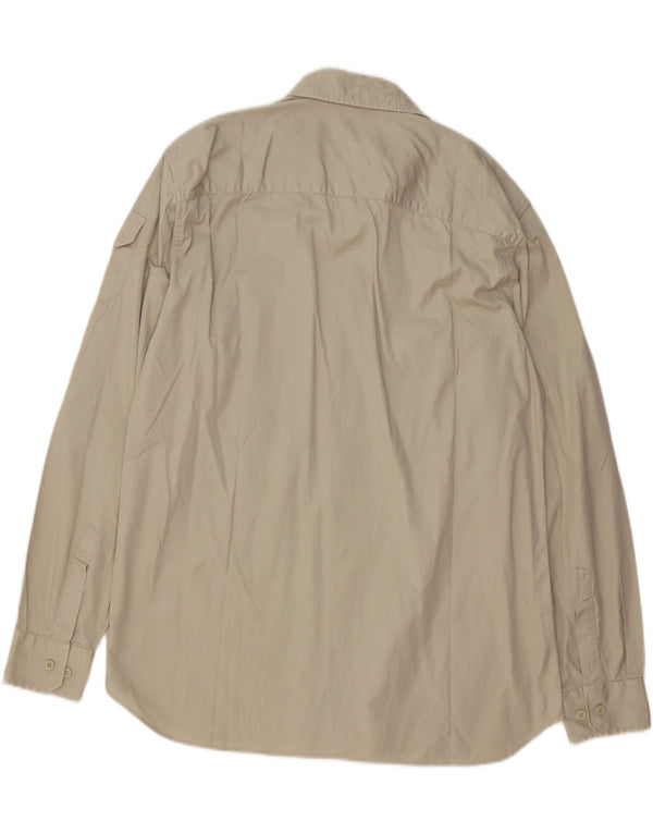 Camicia militare da uomo GAS XL in cotone beige