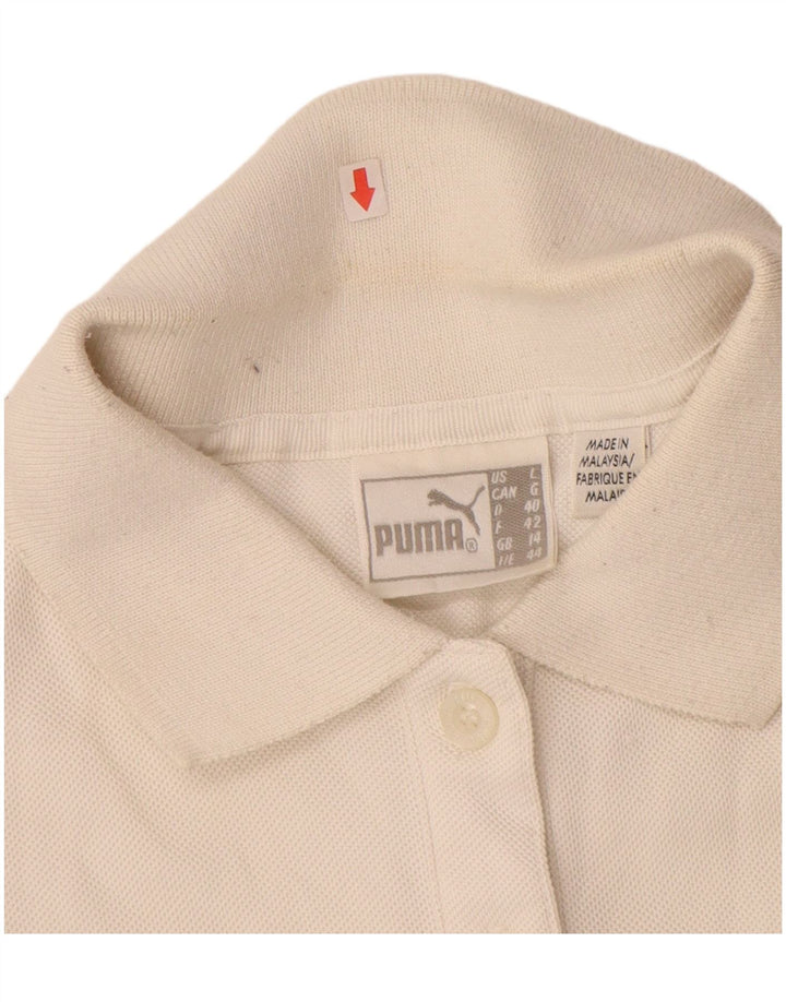 Polo senza maniche da donna PUMA UK 14 medio bianco sporco