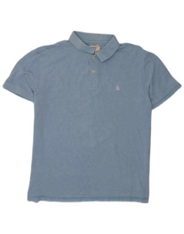 Polo da uomo slim fit Nautica XL in cotone blu