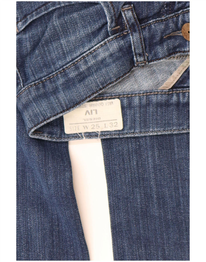 Jeans dritti Liv da donna DIESEL W25 L29 cotone blu