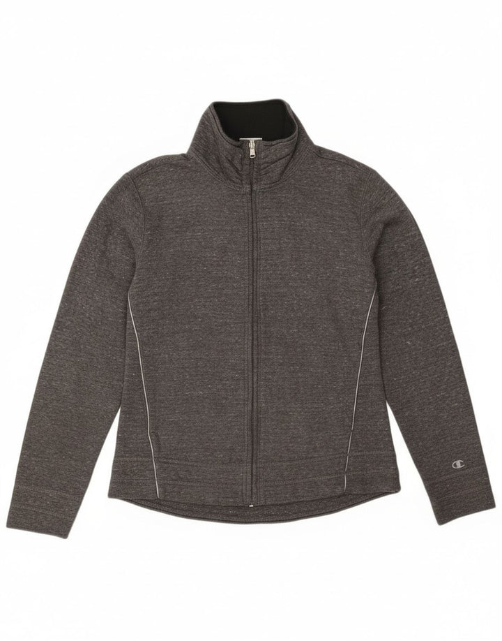 Giacca da tuta da donna Champion UK 10 Small Cotone chiazzato grigio