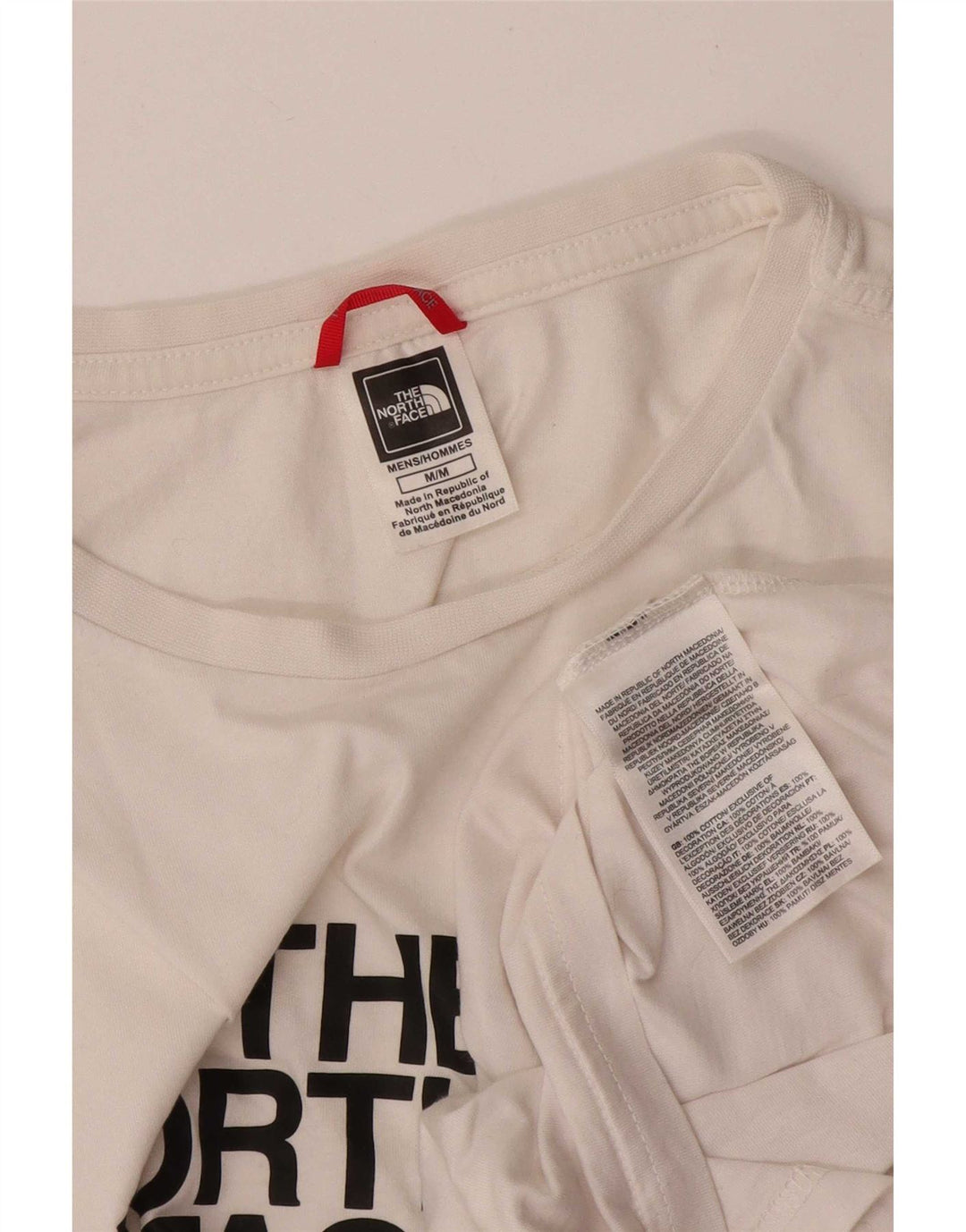 T-shirt grafica da uomo The North Face Top in cotone bianco medio