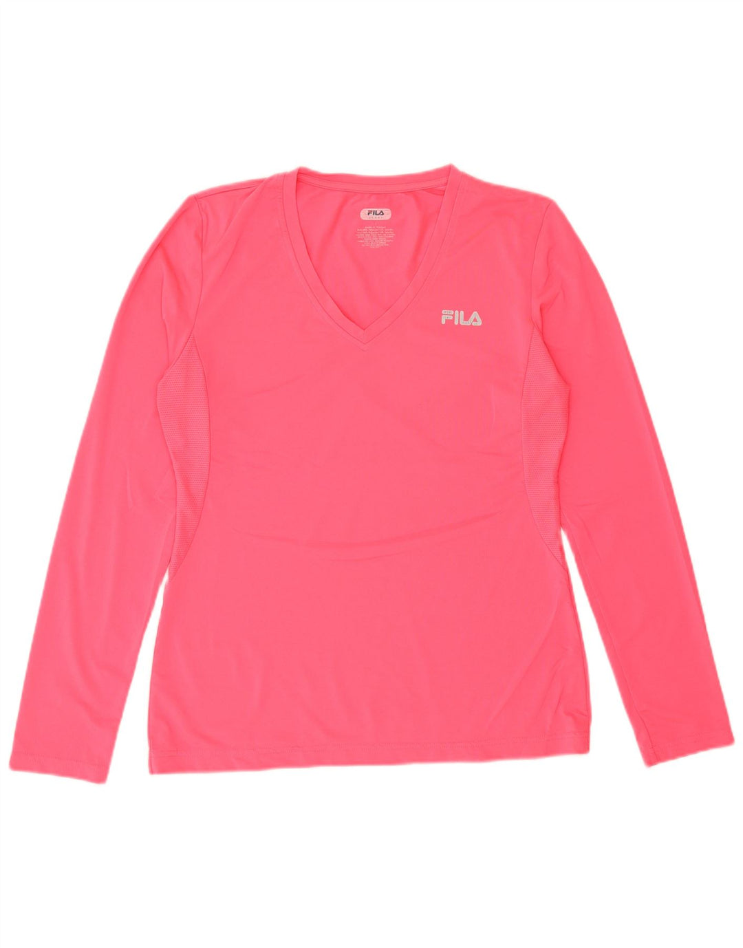 Maglia da donna a maniche lunghe FILA UK 16 Large Pink Poliestere