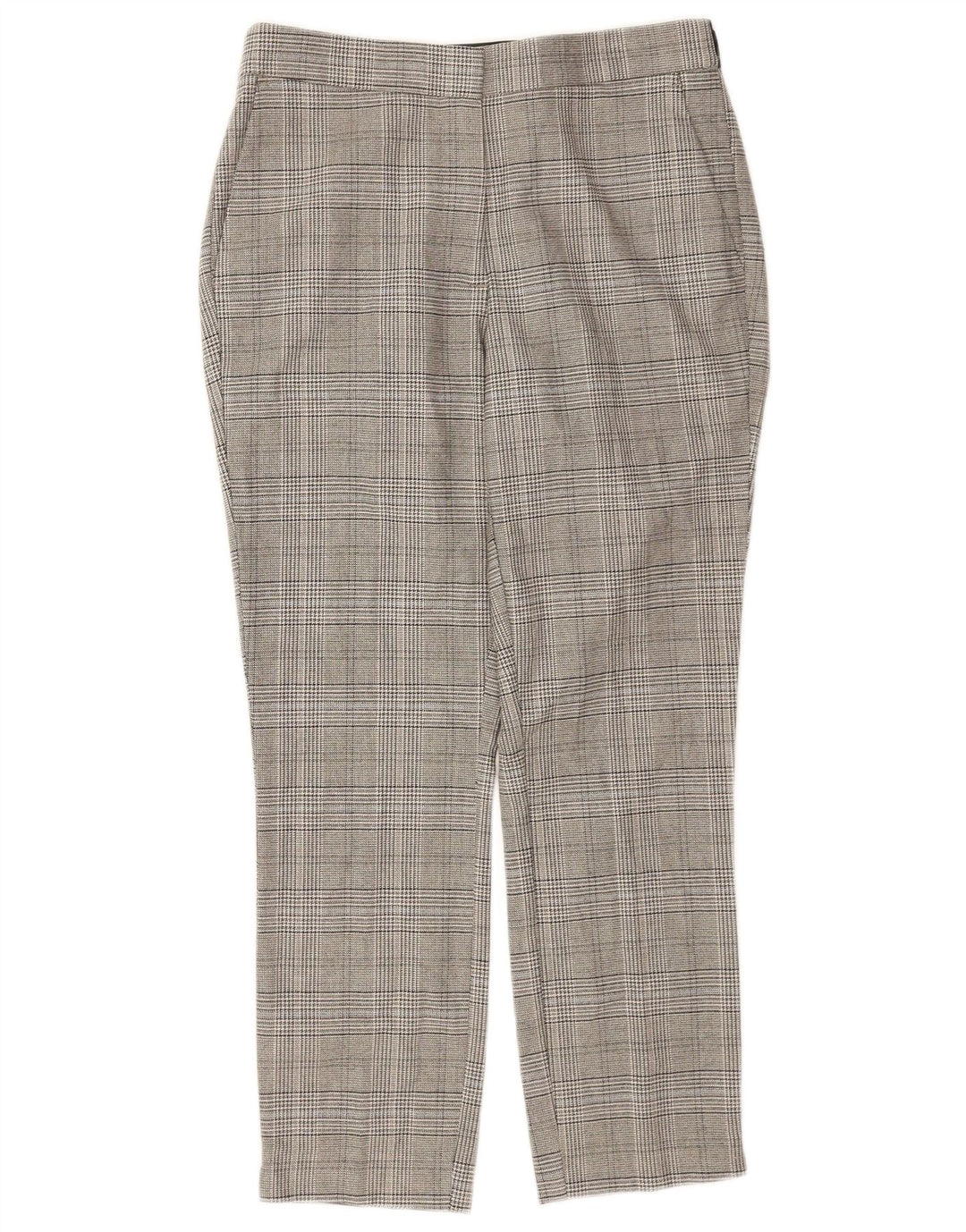 Pantaloni corti Zara da donna piccoli W26 L24 a quadri grigi