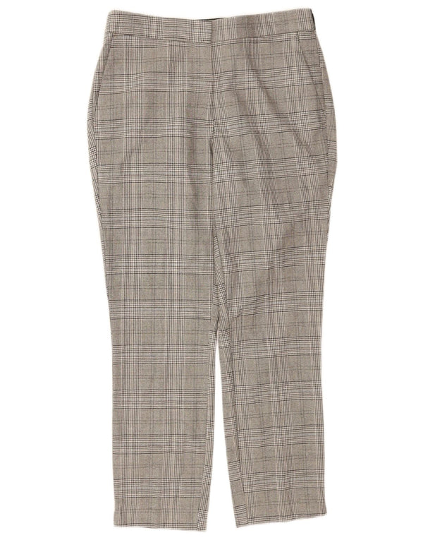 Pantaloni corti Zara da donna piccoli W26 L24 a quadri grigi