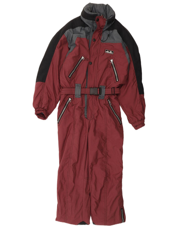 Tuta da sci da uomo ELLESSE IT 52 XL Poliammide color block bordeaux