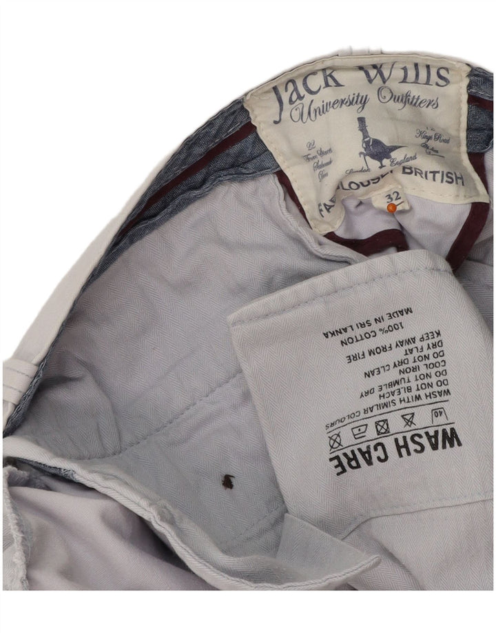 Pantaloncini chino da uomo JACK WILLS W32 cotone blu medio