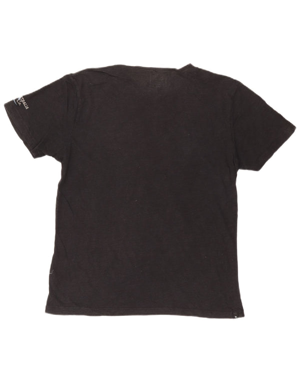 T-shirt grafica da uomo RIP CURL Top piccola nera