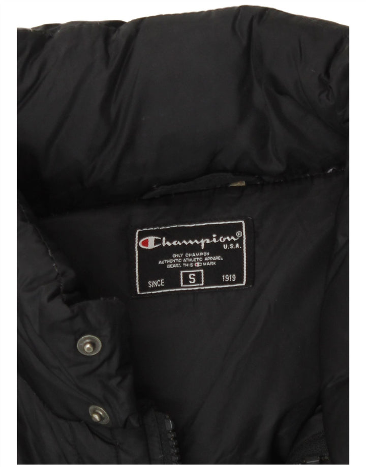Giacca imbottita con cappuccio da uomo Champion UK 36 piccola nera