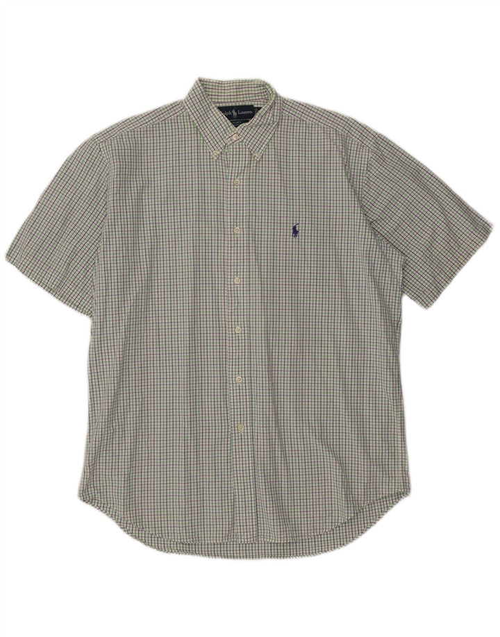 Camicia a maniche corte Blake da uomo Ralph Lauren a quadri multicolore medio