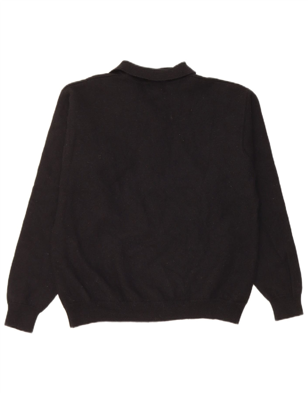 Eddie Bauer Maglione da uomo con collo alto in lana nera media