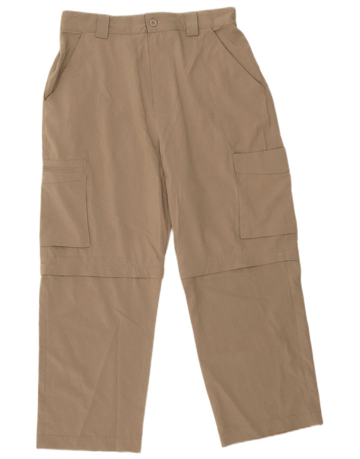 Pantaloni corti cargo da uomo Mountain Warehouse W32 L25 Poliestere beige