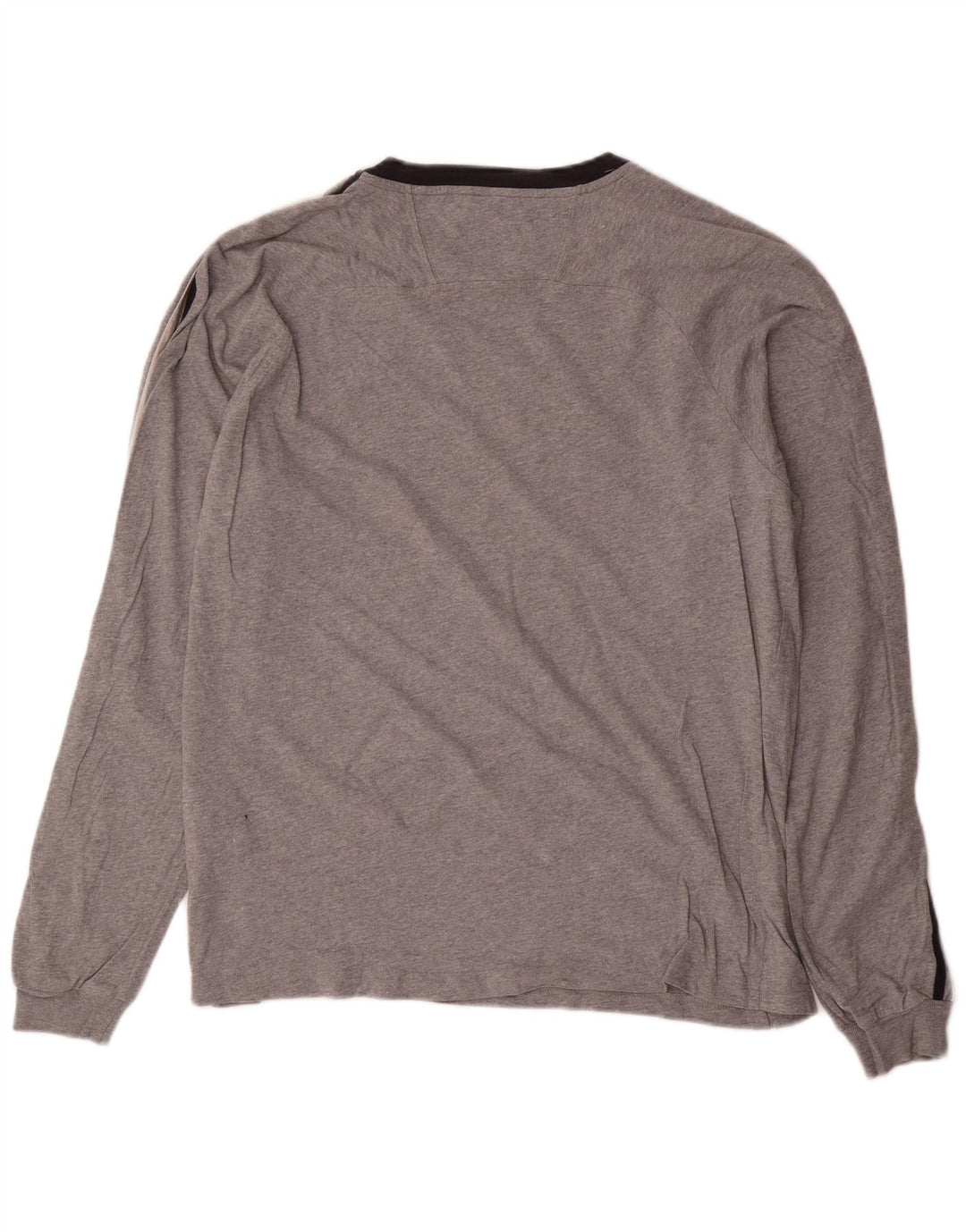 CHAMPION Top da uomo a maniche lunghe XL in cotone grigio