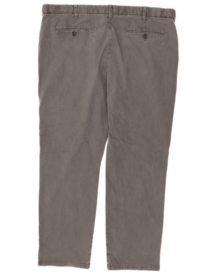 Pantaloni chino vestibilità regolare da uomo Marks & Spencer W42 L31 cotone grigio