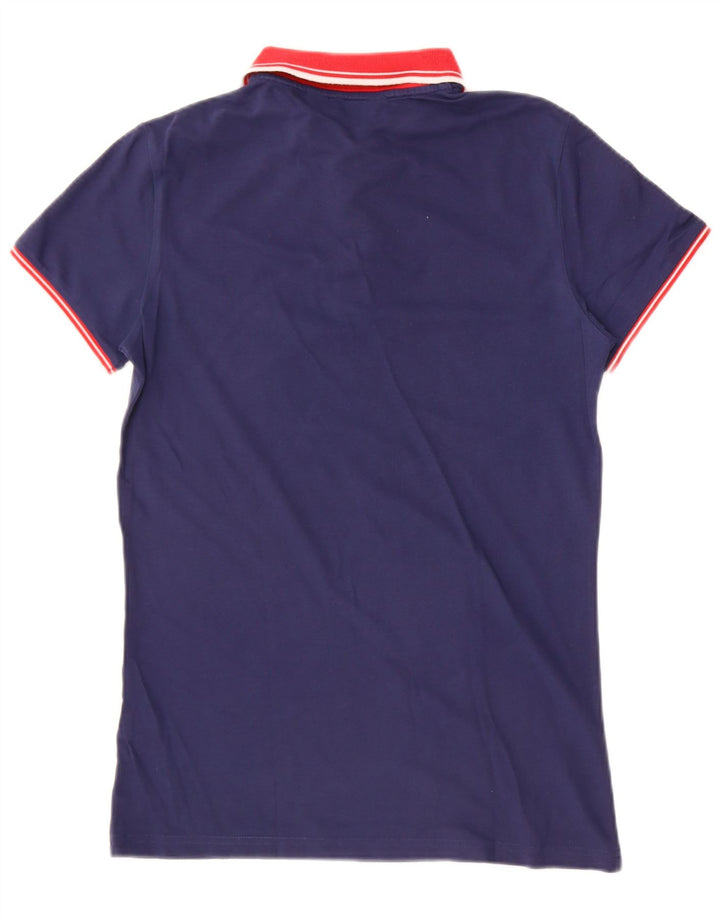 Polo Kappa Uomo Large Blu Navy in cotone