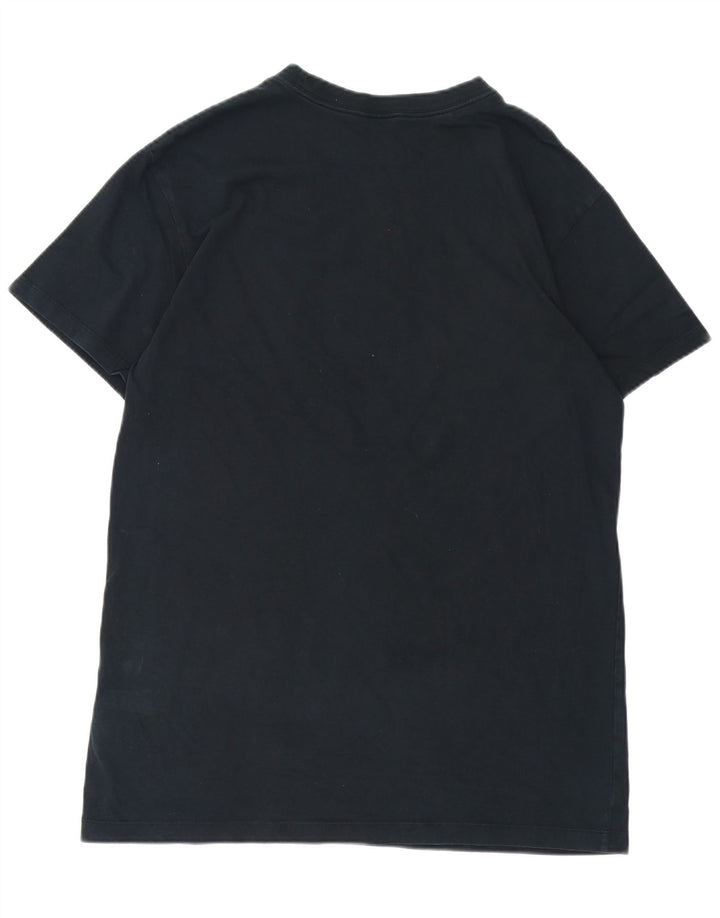 T-shirt da uomo NIKE Top Large in cotone blu navy